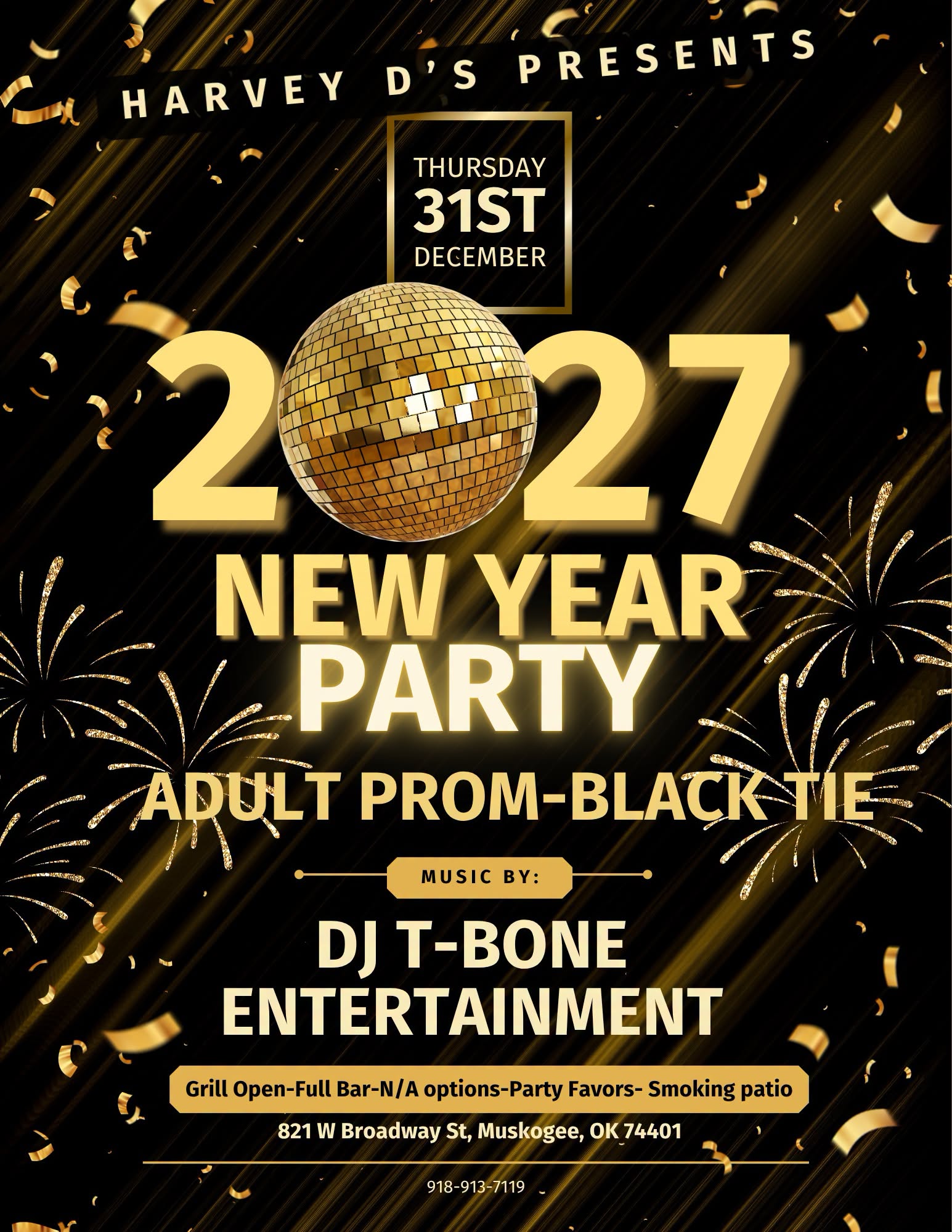 New Year's Eve at Harvey D's
