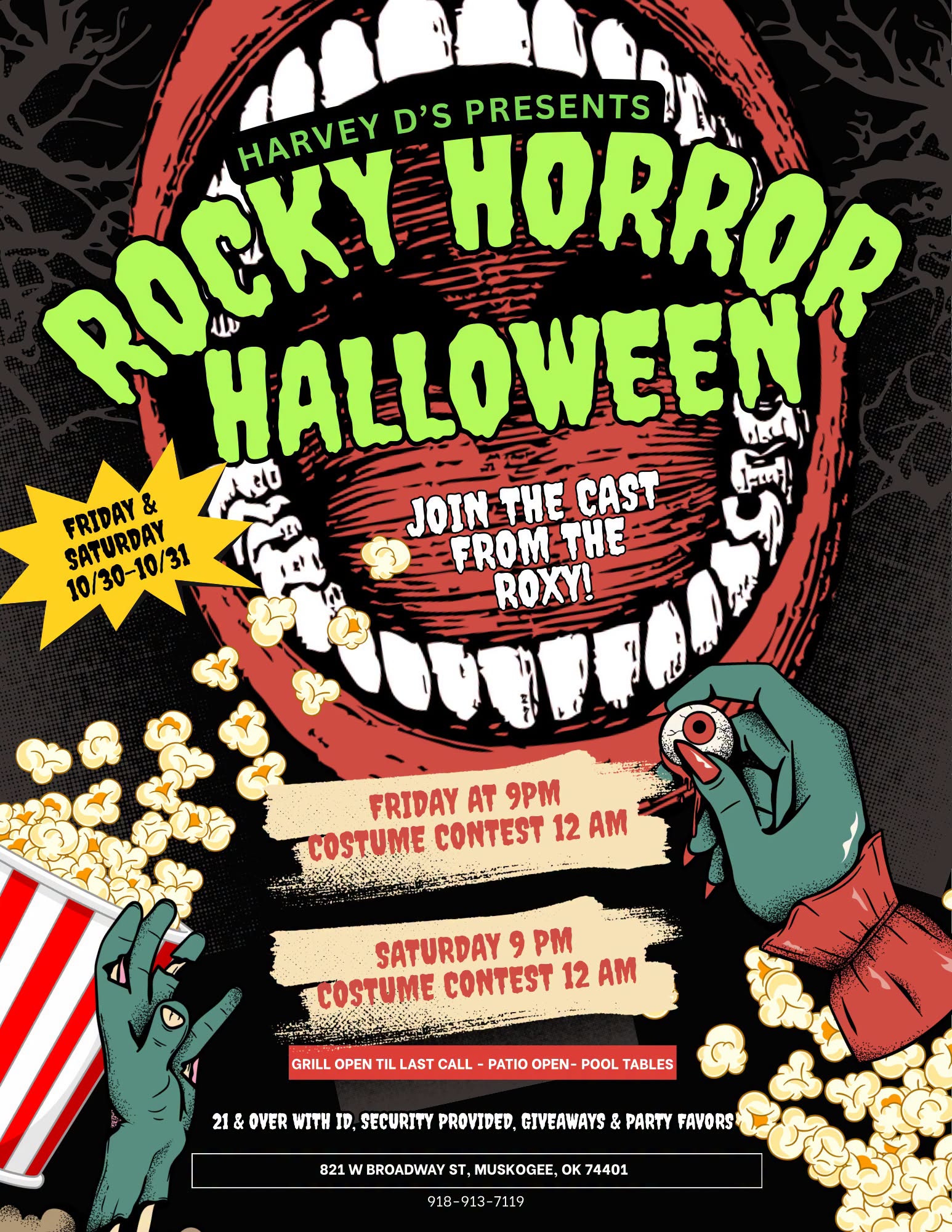 Rocky Horror Halloween at Harvey D's